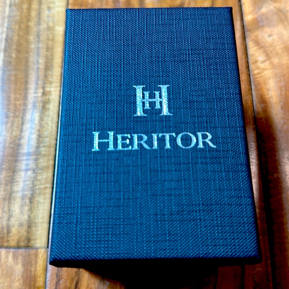 Brand New Heritor Automatic Dayne Leather-Band Watch